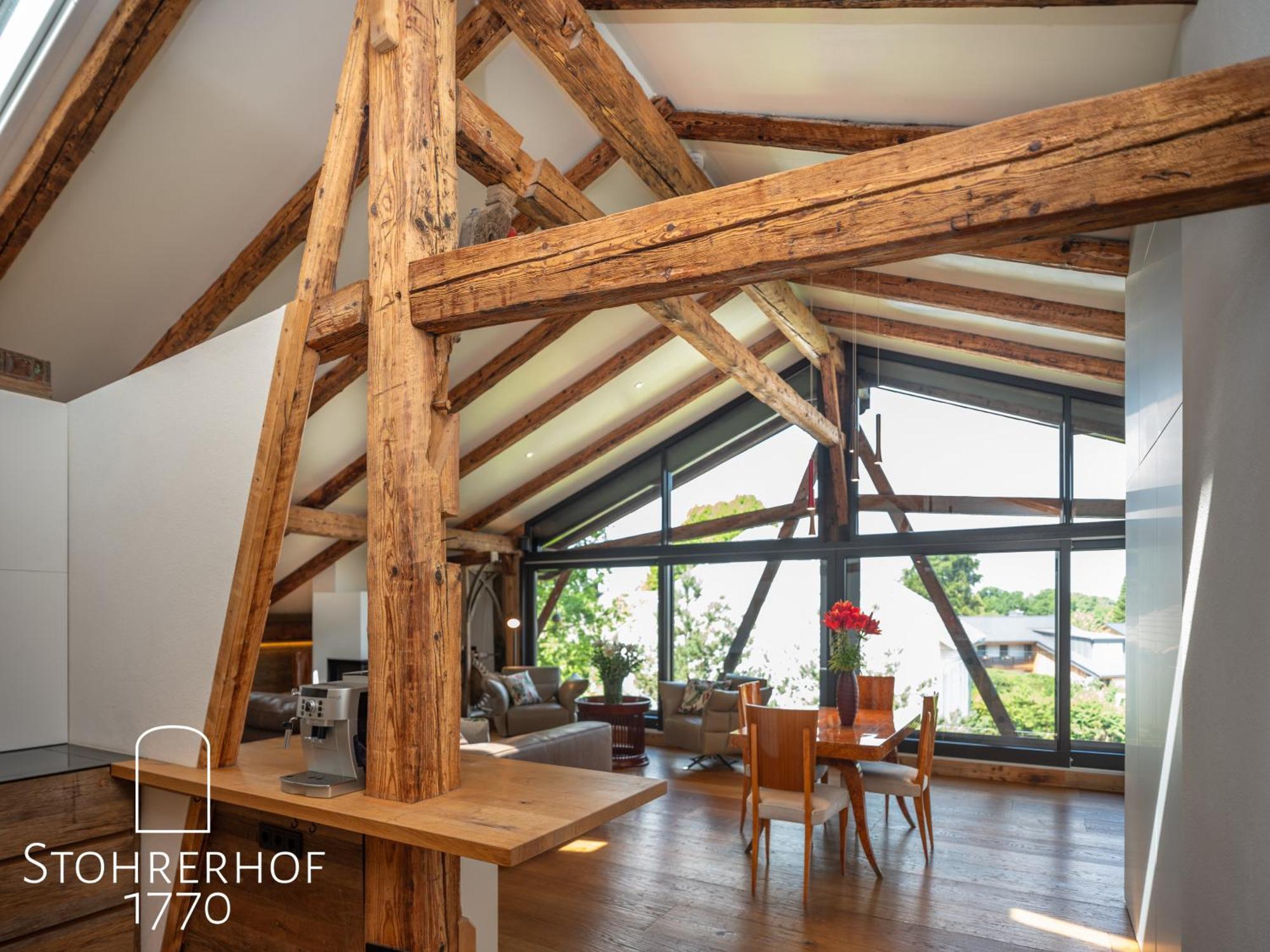 5 Sterne Penthouse-Loft Gut Stohrerhof Bis 4 Personen Diessen am Ammersee Ngoại thất bức ảnh