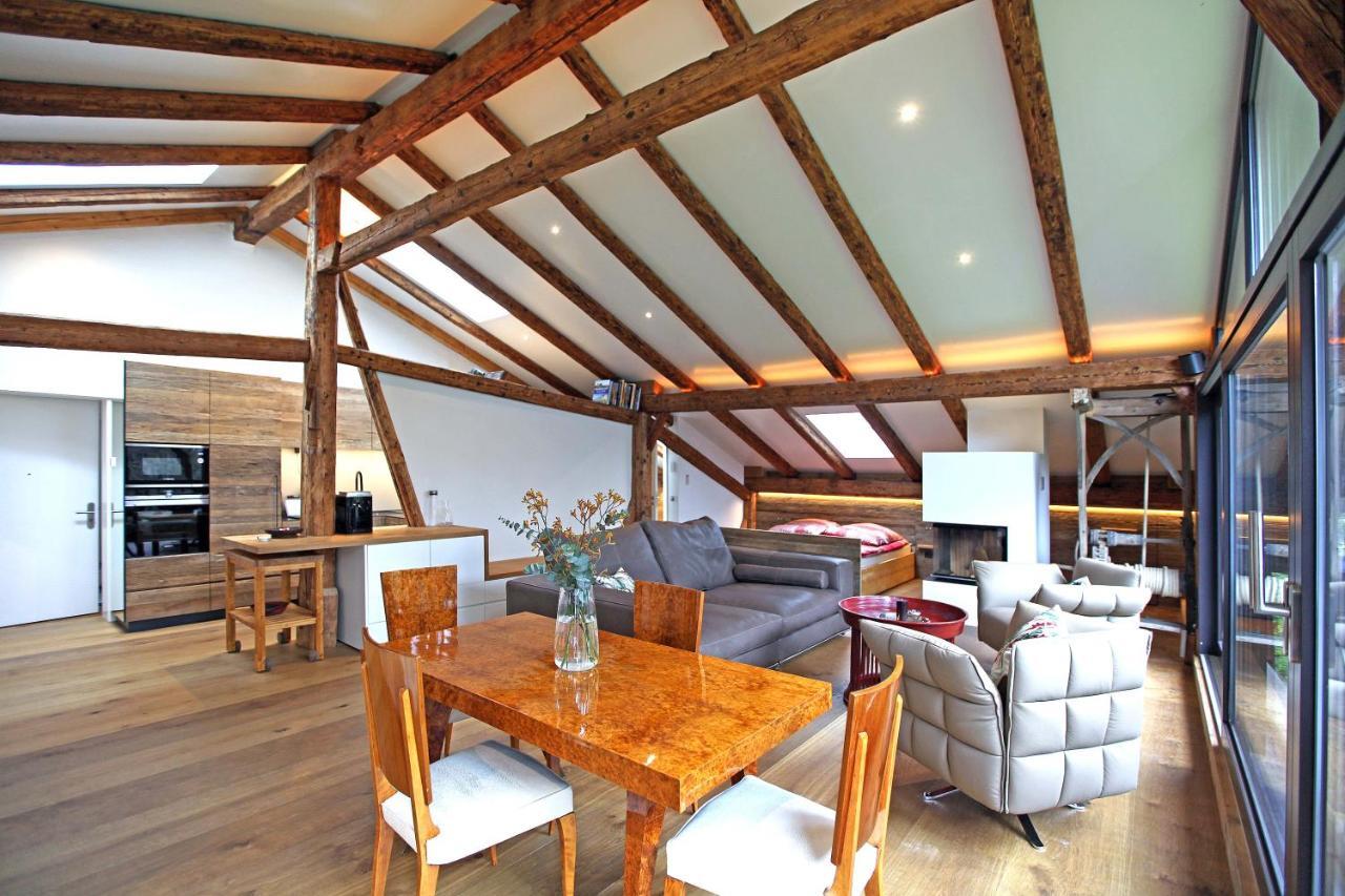 5 Sterne Penthouse-Loft Gut Stohrerhof Bis 4 Personen Diessen am Ammersee Ngoại thất bức ảnh